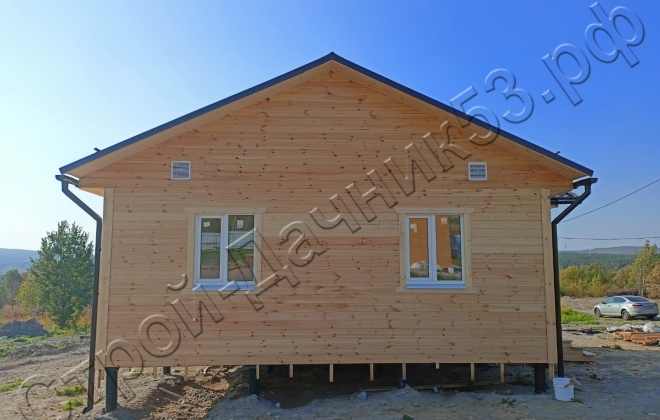 2 Каркасно-щитовой дом Д-3, 9х7.5м, 67.5 М², Мурманская область,  Кольский район, гп Кильдинстрой (14)